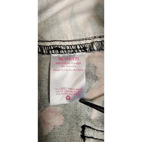 No Boundaries Floral Wide-Leg Corduroy Pull-On Jeans Juniors 15-17 - Picture 7 of 8